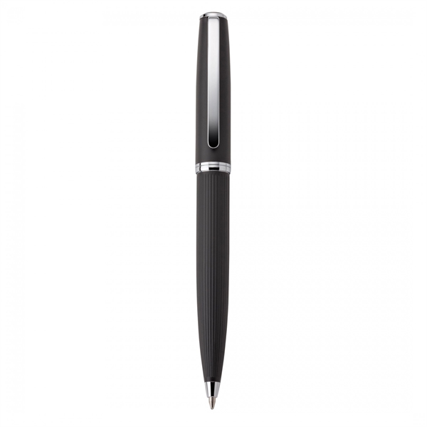 Brass twist-action penPACKAGING P100 - Black suede pouch DEFAULT BRANDING METHODReflection... from ASI 88660 Spector & Co.