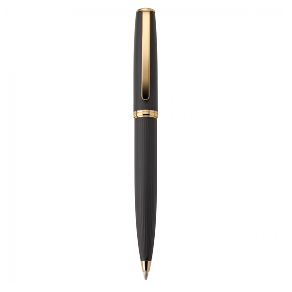 Brass twist-action penPACKAGING P100 - Black suede pouch DEFAULT BRANDING METHODReflection... from ASI 88660 Spector & Co.