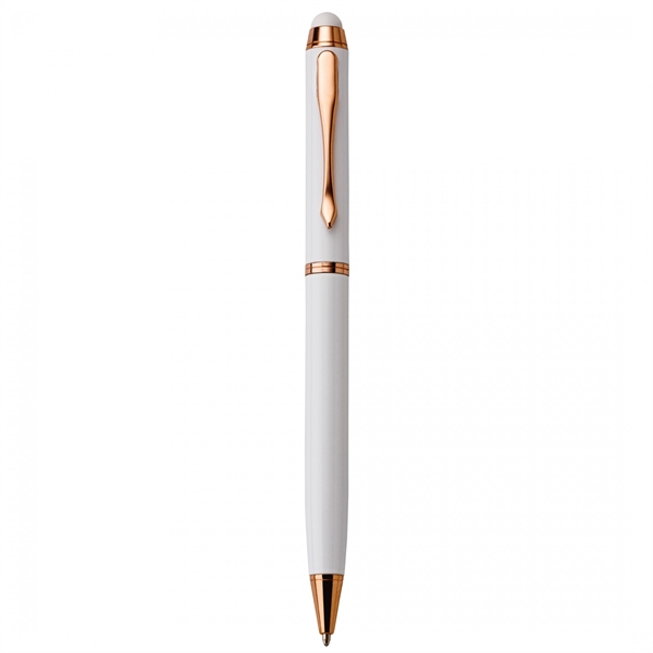 Brass twist action pen with a soft capacitive stylusPACKAGING P100 -... from ASI 88660 Spector & Co.