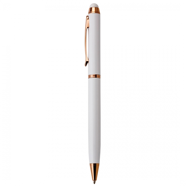 Brass twist action pen with a soft capacitive stylusPACKAGING P100 -... from ASI 88660 Spector & Co.