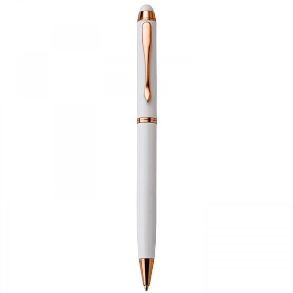Brass twist action pen with a soft capacitive stylusPACKAGING P100 -... from ASI 88660 Spector & Co.