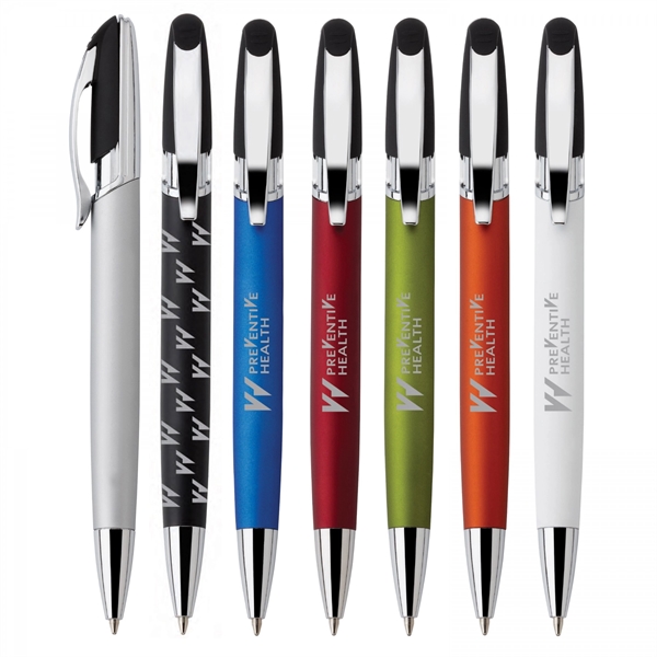 Heavyweight aluminum 18 grams slide-action penPACKAGING Cello - Individual cello bags... from ASI 88660 Spector & Co.