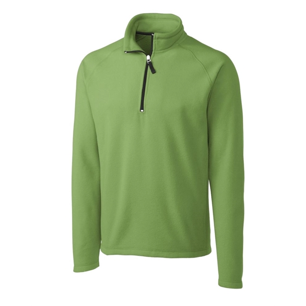 Men's jacket with a half-zip, self-fabric mock neck, two front zippered... from ASI 47965 Cutter & Buck