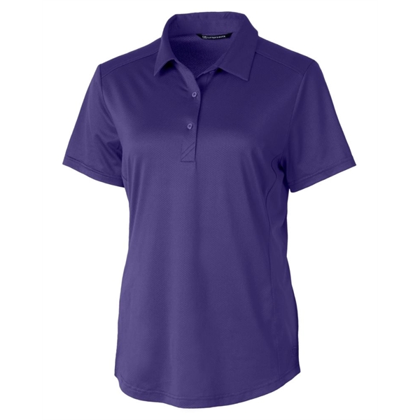 Women's polo with short sleeves, moisture-wicking performance UPF 50+ protection, and... from ASI 47965 Cutter & Buck