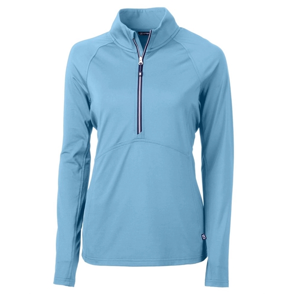 Women's pullover with a half-zip, raglan sleeves, and locker loop.... from ASI 47965 Cutter & Buck