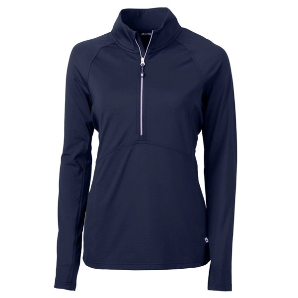 Women's pullover with a half-zip, raglan sleeves, and locker loop.... from ASI 47965 Cutter & Buck