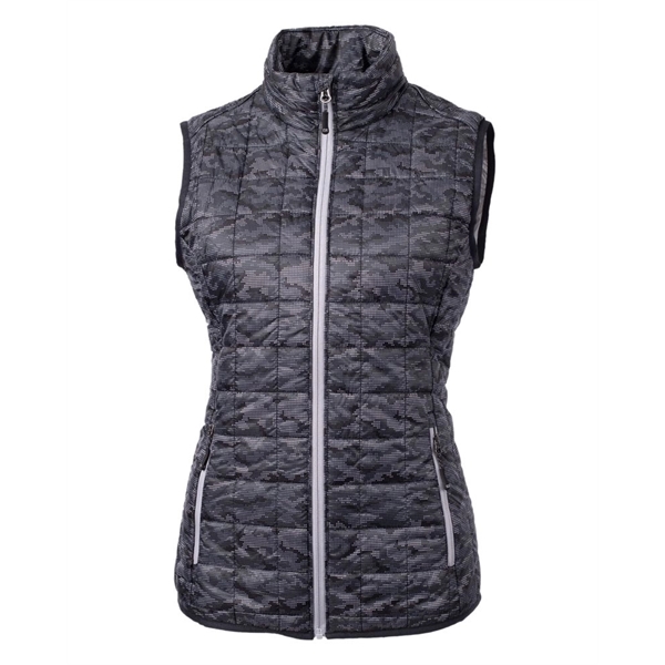 Women's puffer vest with insulation, full-zip, wind and water resistance, and... from ASI 47965 Cutter & Buck