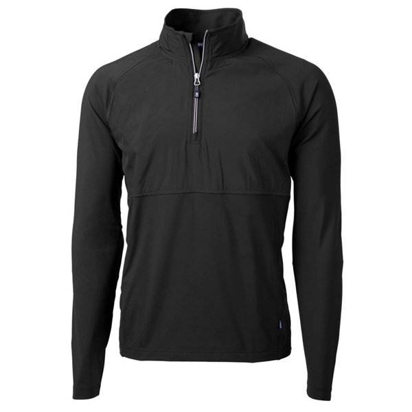Men's jacket with a quarter-zip, wind resistance, moisture-wicking performance, and UPF... from ASI 47965 Cutter & Buck