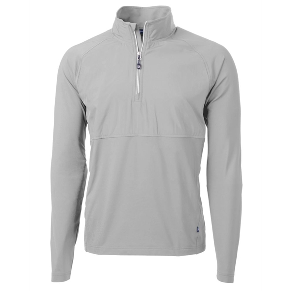 Men's jacket with a quarter-zip, wind resistance, moisture-wicking performance, and UPF... from ASI 47965 Cutter & Buck