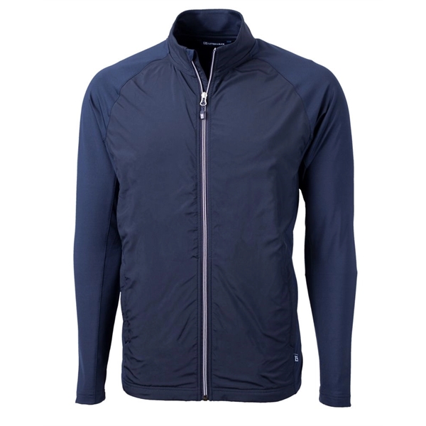 Men's jacket with a full-zip, wind resistance, zipper, pockets, and locker... from ASI 47965 Cutter & Buck