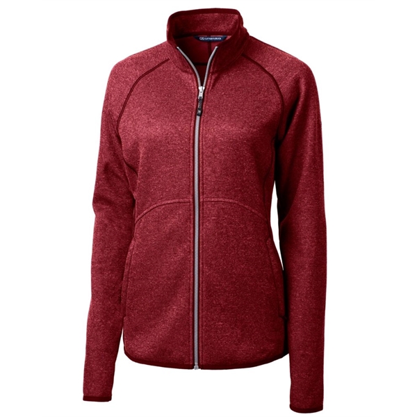 Women's jacket with a full-zip, brushed fleece interior, mock collar, pockets,... from ASI 47965 Cutter & Buck