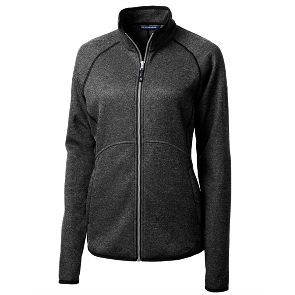 Women's jacket with a full-zip, brushed fleece interior, mock collar, pockets,... from ASI 47965 Cutter & Buck