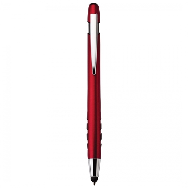 Heavyweight plastic push-action pen with a soft capacitive stylusPACKAGING Cello -... from ASI 88660 Spector & Co.
