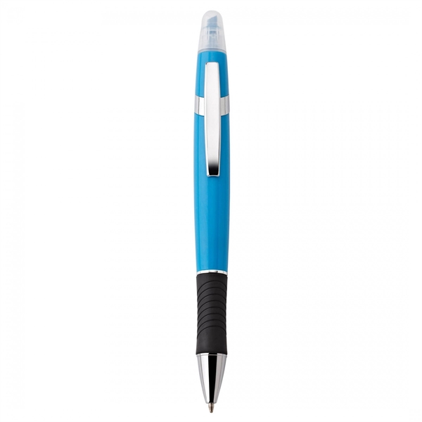 Plastic and metal twist-action pen and highlighter Highlighter colors matches finishes... from ASI 88660 Spector & Co.