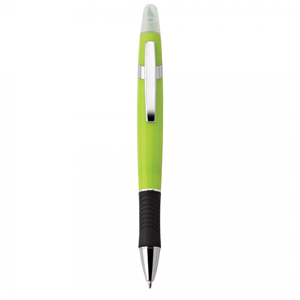 Plastic and metal twist-action pen and highlighter Highlighter colors matches finishes... from ASI 88660 Spector & Co.