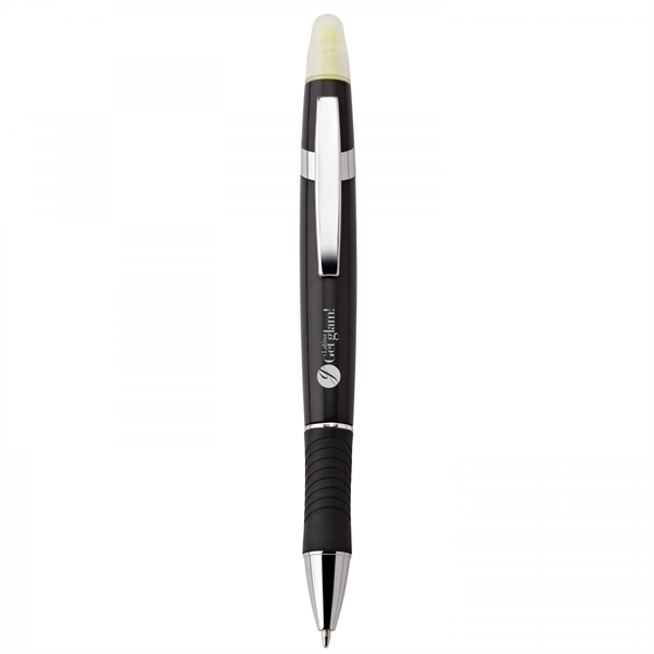 Plastic and metal twist-action pen and highlighter Highlighter colors matches finishes... from ASI 88660 Spector & Co.