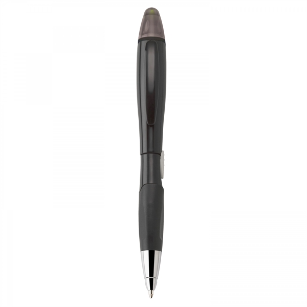 Plastic slide-action pen and highlighter Highlighter colors matches finishes except black... from ASI 88660 Spector & Co.