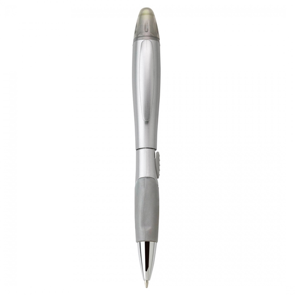 Plastic slide-action pen and highlighter Highlighter colors matches trims except satin... from ASI 88660 Spector & Co.