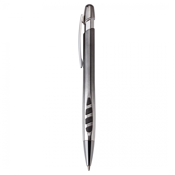 Heavyweight plastic and metal push-action pen. For best imprint results, we... from ASI 88660 Spector & Co.