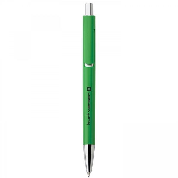 Heavyweight plastic push-action pen.PACKAGING Bulk 100 units per bag. DEFAULT BRANDING... from ASI 88660 Spector & Co.
