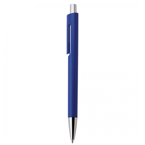 Heavyweight plastic push-action pen.PACKAGING Bulk 100 units per bag. DEFAULT BRANDING... from ASI 88660 Spector & Co.