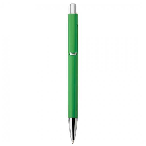 Heavyweight plastic push-action pen.PACKAGING Bulk 100 units per bag. DEFAULT BRANDING... from ASI 88660 Spector & Co.