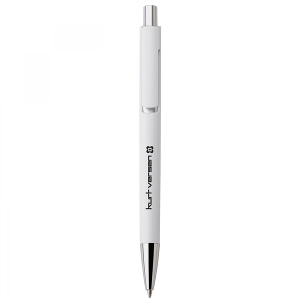Heavyweight plastic push-action pen.PACKAGING Bulk 100 units per bag. DEFAULT BRANDING... from ASI 88660 Spector & Co.