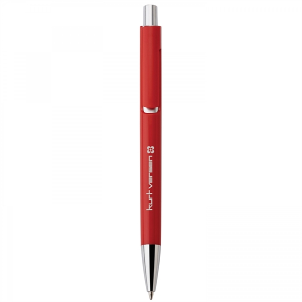 Heavyweight plastic push-action pen.PACKAGING Bulk 100 units per bag. DEFAULT BRANDING... from ASI 88660 Spector & Co.