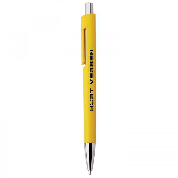 Heavyweight plastic push-action pen.PACKAGING Bulk 100 units per bag. DEFAULT BRANDING... from ASI 88660 Spector & Co.