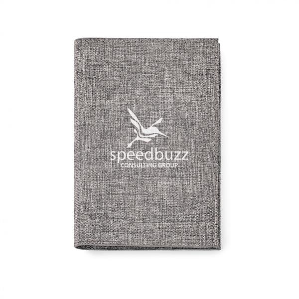 Passport holder with 16-page saddle stitched booklet.... from ASI 88660 Spector & Co.