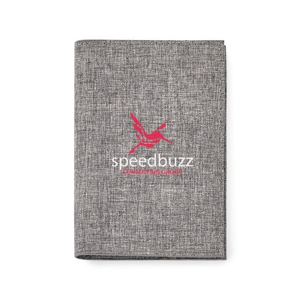 Passport holder with 16-page saddle stitched booklet.... from ASI 88660 Spector & Co.