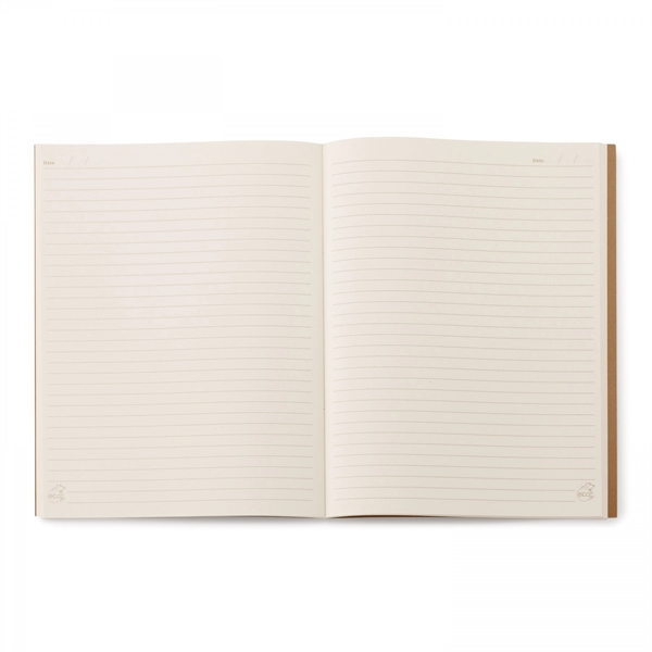 ECO notebook with stapled binding, 13 pt soft cover and 48... from ASI 88660 Spector & Co.