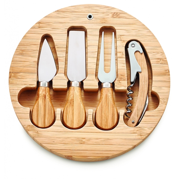 When its wine and cheese time, simply swivel open the tempered... from ASI 88660 Spector & Co.