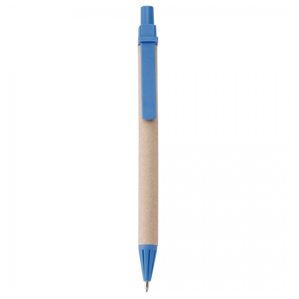 Paper push-action pen with cornstarch trim and recycled symbol on upper... from ASI 88660 Spector & Co.