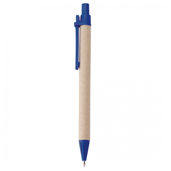 Paper push-action pen with cornstarch trim and recycled symbol on upper... from ASI 88660 Spector & Co.