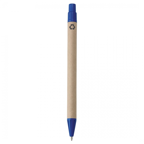 Paper push-action pen with cornstarch trim and recycled symbol on upper... from ASI 88660 Spector & Co.