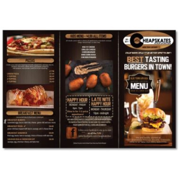 Elevate your customer's dining experience with customizable menus.... from ASI 42393 Budgetcard Inc