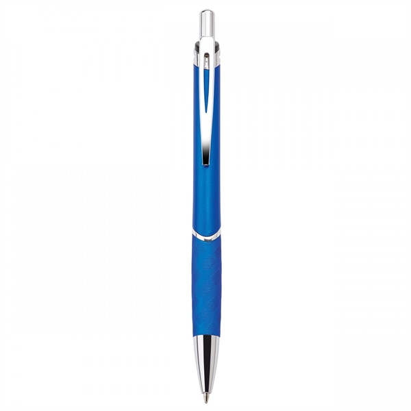 This heavyweight 18.5 grams push-action ballpoint plastic pen has a matte... from ASI 88660 Spector & Co.