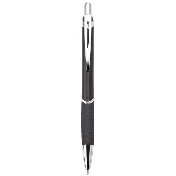 This heavyweight 18.5 grams push-action ballpoint plastic pen has a matte... from ASI 88660 Spector & Co.