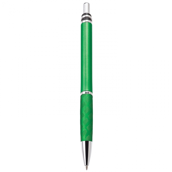 This heavyweight 18.5 grams push-action ballpoint plastic pen has a matte... from ASI 88660 Spector & Co.
