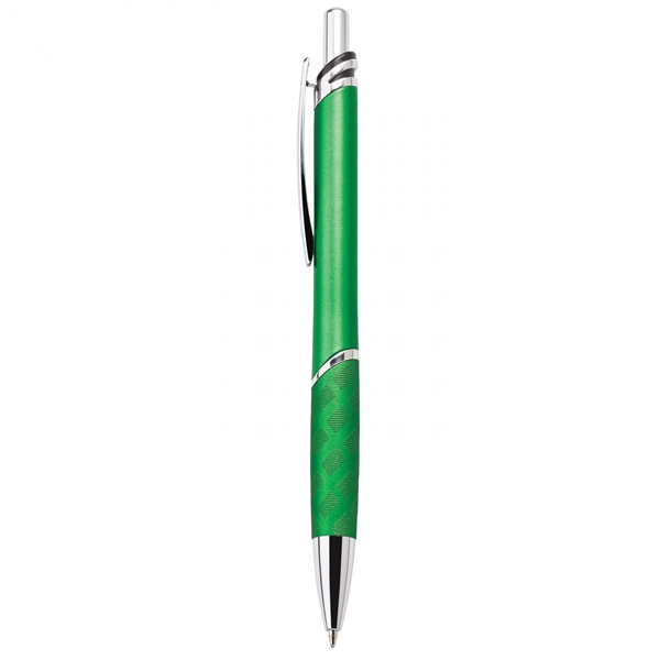 This heavyweight 18.5 grams push-action ballpoint plastic pen has a matte... from ASI 88660 Spector & Co.