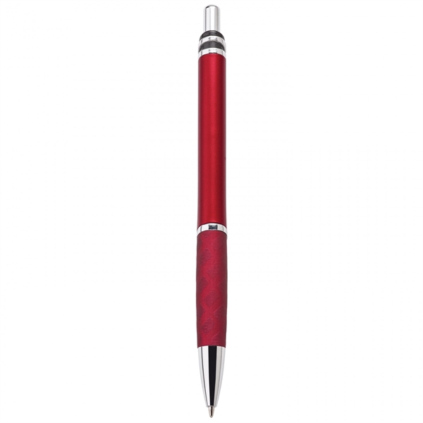 This heavyweight 18.5 grams push-action ballpoint plastic pen has a matte... from ASI 88660 Spector & Co.