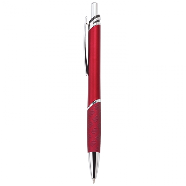 This heavyweight 18.5 grams push-action ballpoint plastic pen has a matte... from ASI 88660 Spector & Co.