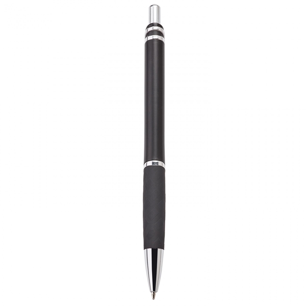 This heavyweight 18.5 grams push-action ballpoint plastic pen has a matte... from ASI 88660 Spector & Co.