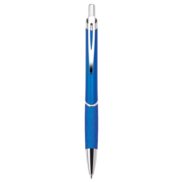 This heavyweight 18.5 grams push-action ballpoint plastic pen has a matte... from ASI 88660 Spector & Co.