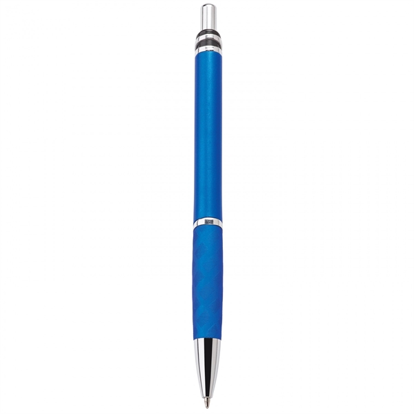 This heavyweight 18.5 grams push-action ballpoint plastic pen has a matte... from ASI 88660 Spector & Co.