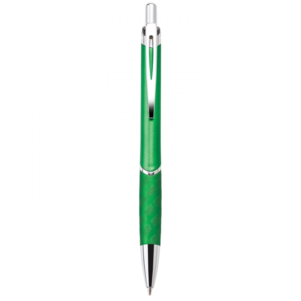 This heavyweight 18.5 grams push-action ballpoint plastic pen has a matte... from ASI 88660 Spector & Co.