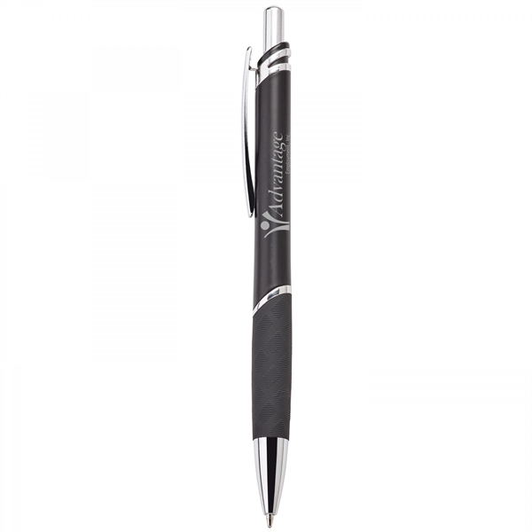 This heavyweight 18.5 grams push-action ballpoint plastic pen has a matte... from ASI 88660 Spector & Co.