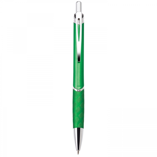 This heavyweight 18.5 grams push-action ballpoint plastic pen has a matte... from ASI 88660 Spector & Co.