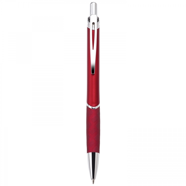 This heavyweight 18.5 grams push-action ballpoint plastic pen has a matte... from ASI 88660 Spector & Co.